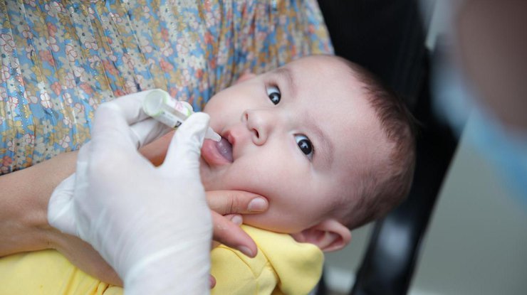 Прививка против полиомиелита/ фото: UNICEF