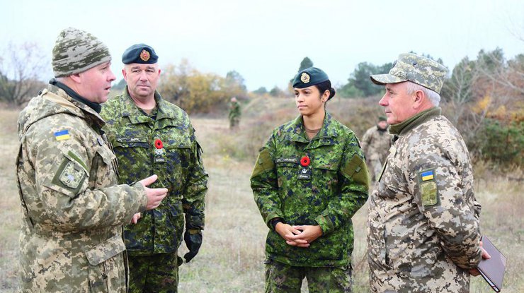 Канадские военные инструкторы в Украине