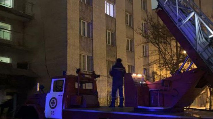 Пожар в общежитии / Фото: vl.dsns.gov.ua