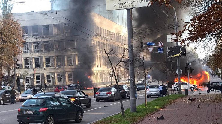 Фото: атака на Київ