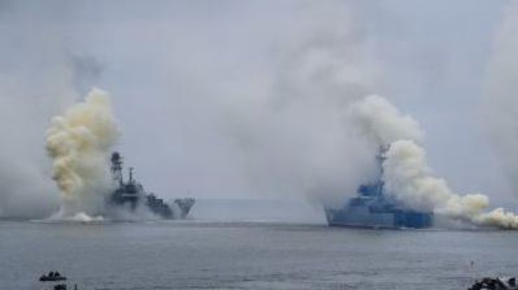 Фото: кораблі рф у Чорному морі (mil.ru)