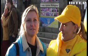 Вимушені переселенці з Херсонщини дякують захисникам та захисницям України з Кропивницького