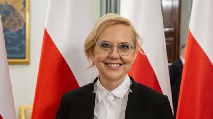 Фото: міністр клімату та довкілля Польщі Ганна Москва / pgi.gov.p