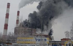 У російській Пермі палає найбільша ТЕЦ (відео)