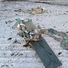 Опубліковані фото збитої ворожої ракети у Київській області
