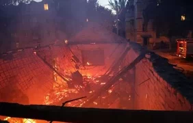 Центр окупованого Донецька під обстрілом (відео)