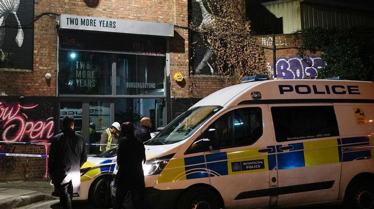 Обрушение здания в Лондоне/ фото: Sky News