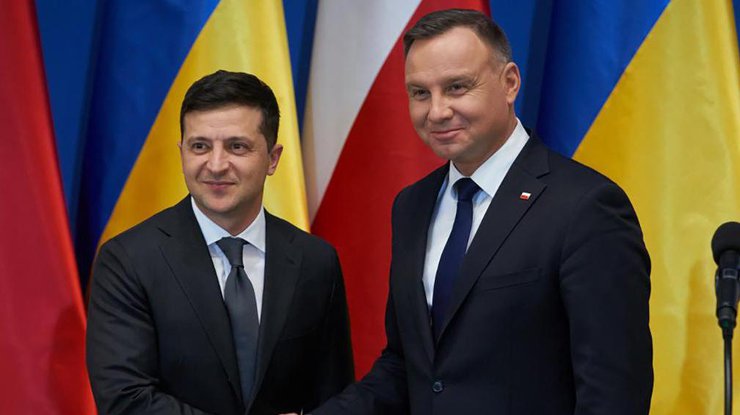 Владимир Зеленский и Анджей Дуда/ фото: посольство Украины в Польше