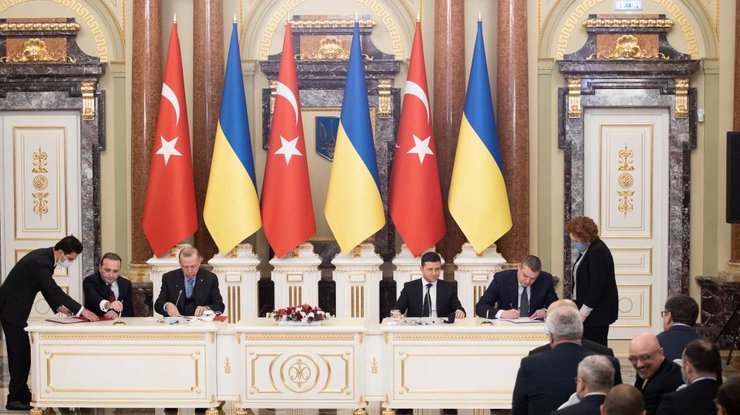 Фото: встреча Турции и Украины 