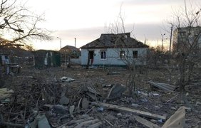 Последствия ракетного удара по Барышевке