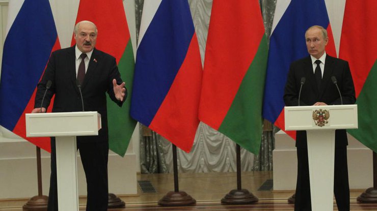 Фото: Лукашенко и Путин