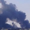 В Харькове вспыхнул масштабный пожар на рынке "Барабашово" из-за вражеского обстрела (видео)