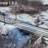 Украинские военные взорвали железнодорожный мост на границе с россией