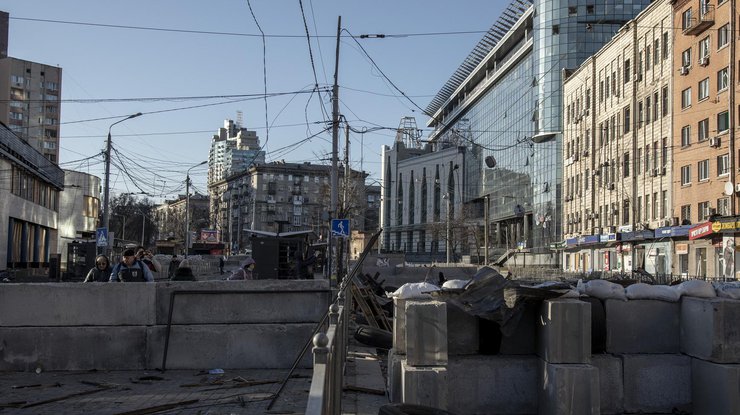 Атака Киева оккупантами 