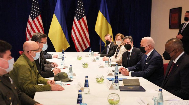 Встреча Джо Байдена с украинскими министрами
