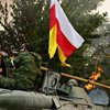 В Мелитополе заметили танки с флагом непризнанной Южной Осетии