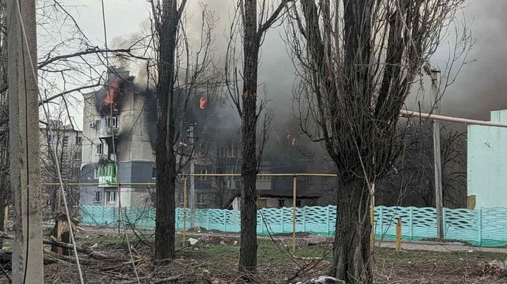 Наслідки обстрілів на Луганщині