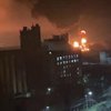 У російському Брянську сталася потужна пожежа на нафтобазі