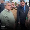 Генсек ООН побував у Бородянці та вирушив до Запоріжжя (відео)
