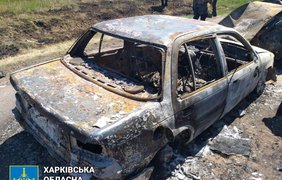 Під Харьковом окупанти розстріляли колону з 15 автомобілів