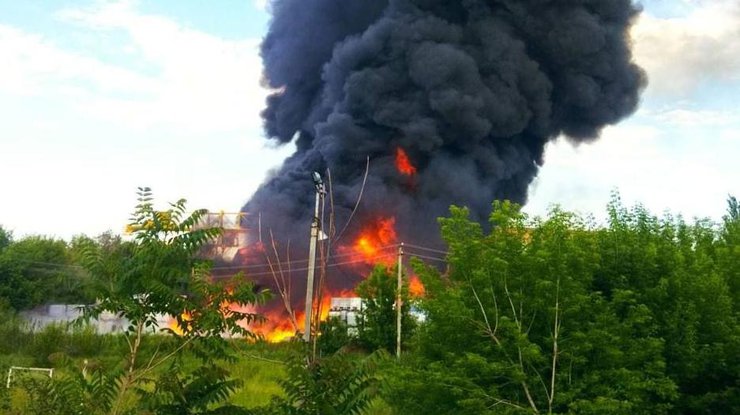 Фото: пожежа у Запорізькій області
