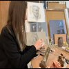 Студенти Львівської академії мистецтв пишуть картини на уламках ракет