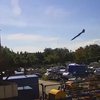 Зеленський показав відео ракетного удару по торговому центру в Кременчуці