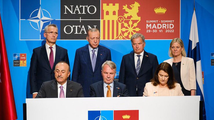 Підписання угоди про вступ до НАТО Швеції та Фінляндії