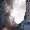 У Донецьку почалася велика пожежа на нафтобазі