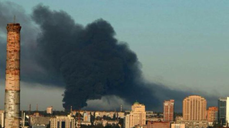 Пожежа в Донецьку