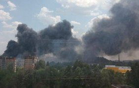 В окупованому Донецьку вибухнув склад боєприпасів (відео)