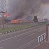 На Бєлгородщині згорів митний термінал