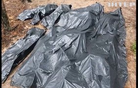Ексгумація тіл із місця масового поховання в Ізюмі завершена