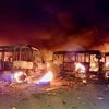 У Дніпрі через ракетний удар згоріло 100 автобусів (відео)