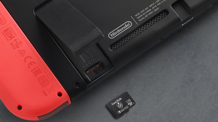 Картка пам'яті Western Digital для Nintendo Switch