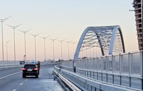 Кличко проїхався новим мостом і анонсував його відкриття (відео)  