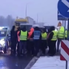 Українські водії у Польщі перекрили дорогу у відповідь на блокаду кордону