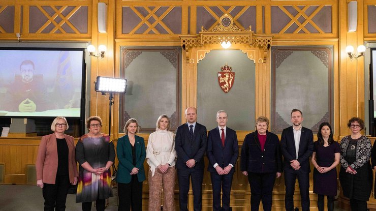 Уряд Норвегії слухає президента Зеленського