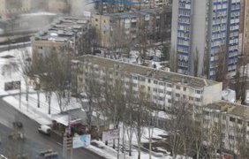 У Донецьку обстріл: над містом здіймається дим (відео)