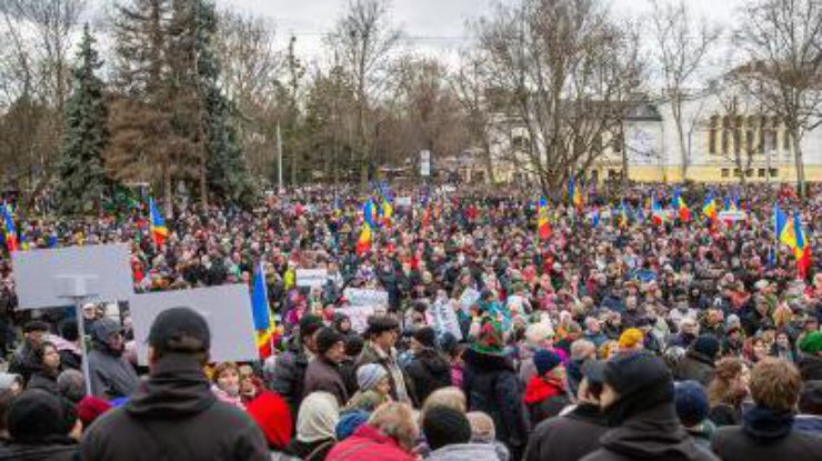Фото: протести проти влади Молдови намагаються спровокувати агенти рф