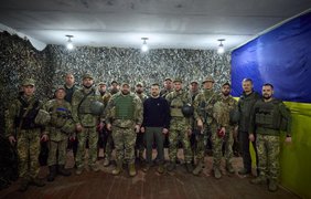 Зеленський відвідав передові позиції ЗСУ у Запорізькій області