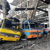 У Волновасі обстріляли автобусне підприємство (відео)