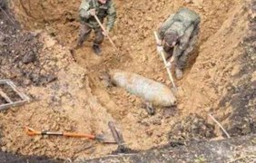 У Бєлгородській області рф знайшли авіабомбу вагою 500 кг