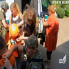 Спецекіпаж "Білий янгол" допомагає безпечно виїхати жителям Торецька