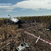 ДБР опублікувало фото з місця аварії двох гелікоптерів Мі-8 під Краматорськом, де загинуло шість пілотів 