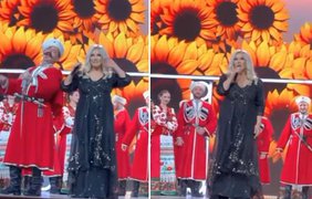 Таїсія Повалій влаштувала дикі танці та заспівала українську народну пісню на сцені в Кремлі (відео)