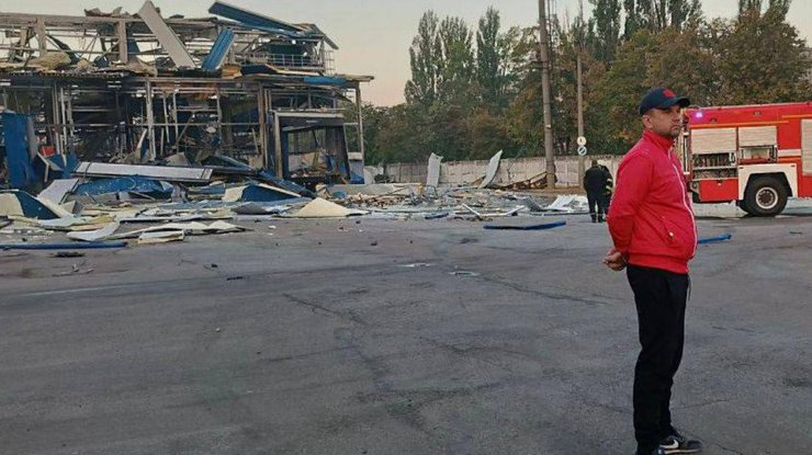 Фото: ракетний удар