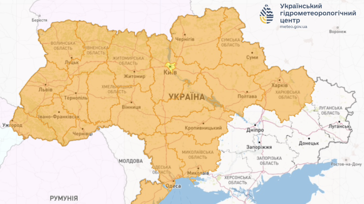 Фото: карта УкрГМЦ
