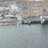 Росіяни пошкодили дамбу Курахівського водосховища