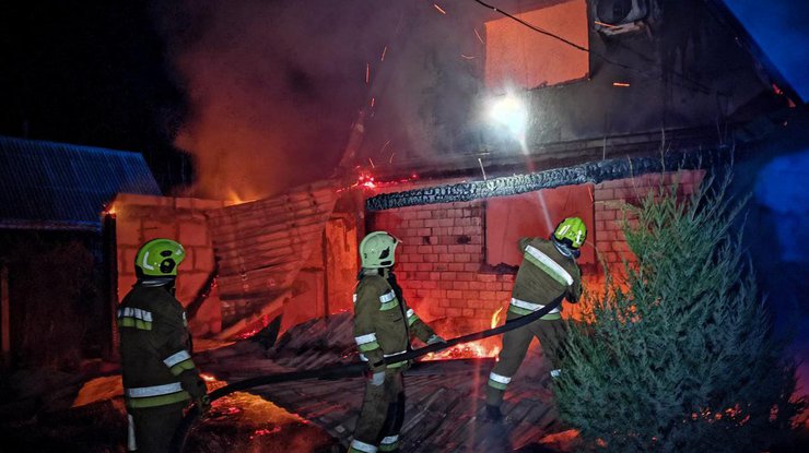 Пожежу загасили рятувальники